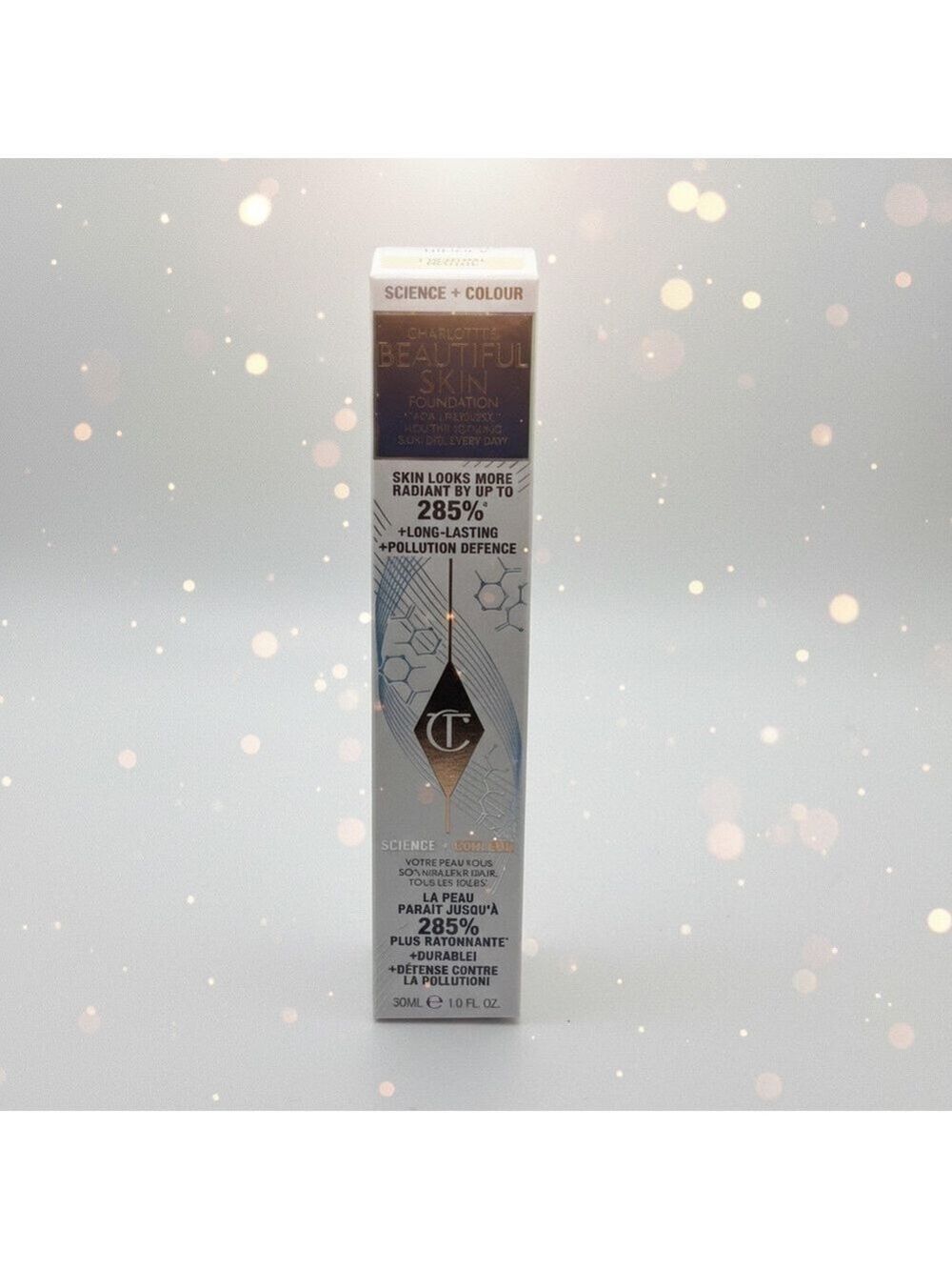 Charlotte Tilbury Beautiful Skin Foundation 1 Neutral 30ml NIB